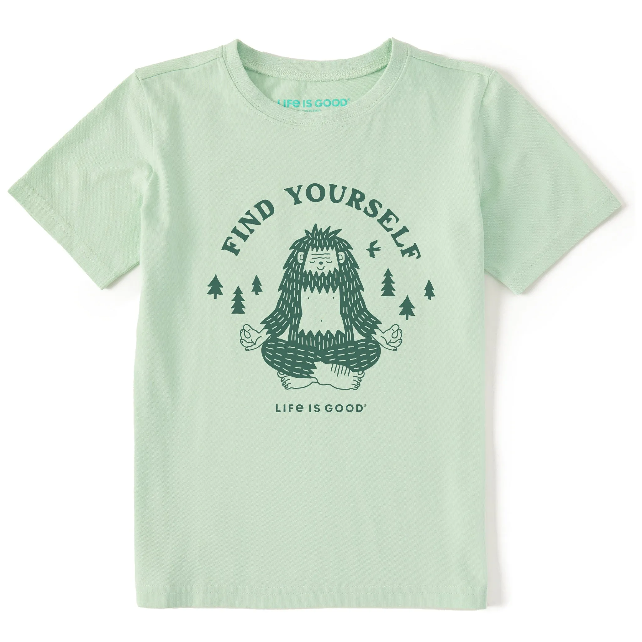 Kids Find Yourself Short Sleeve Crusher Tee Life is Good