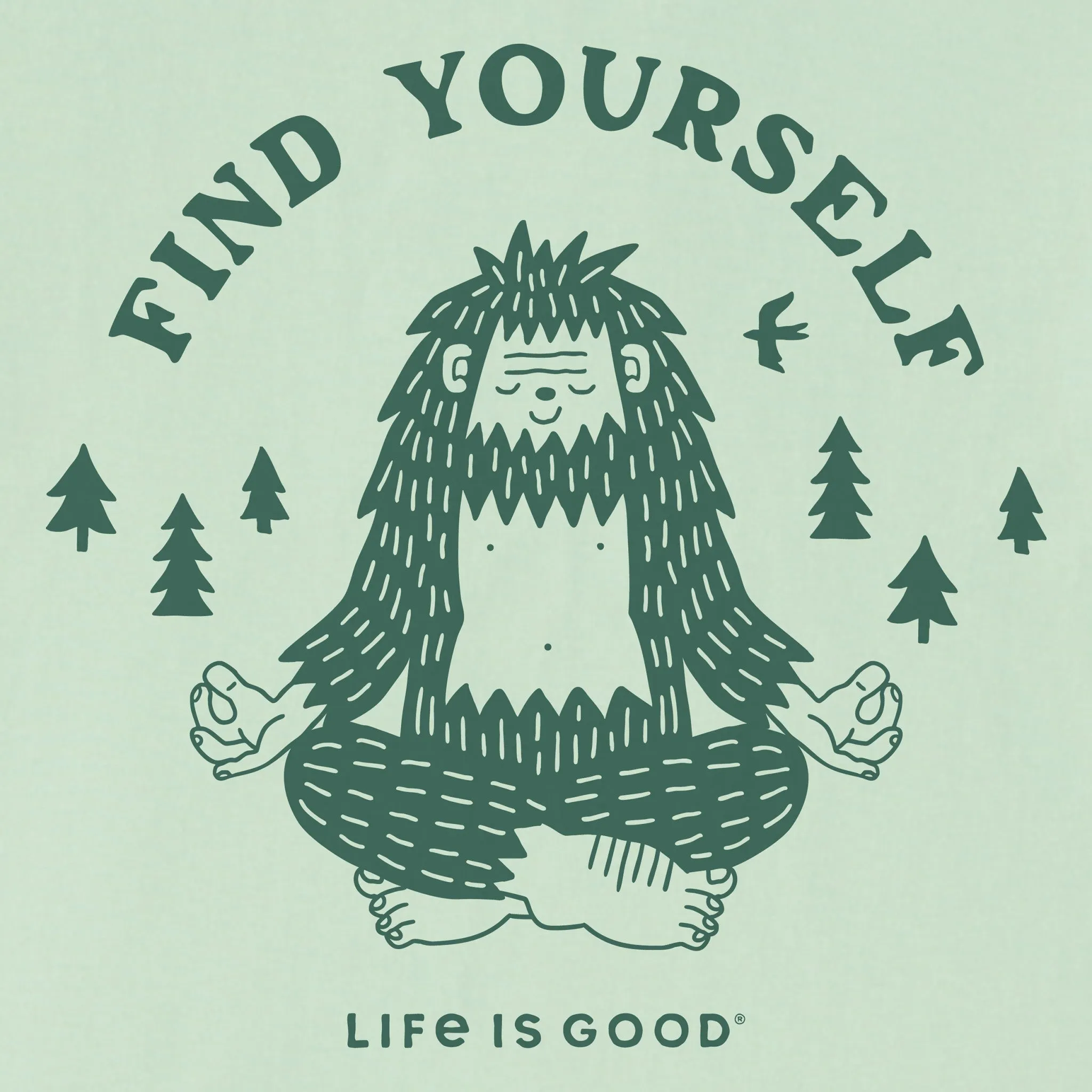 Kids Find Yourself Short Sleeve Crusher Tee Life is Good