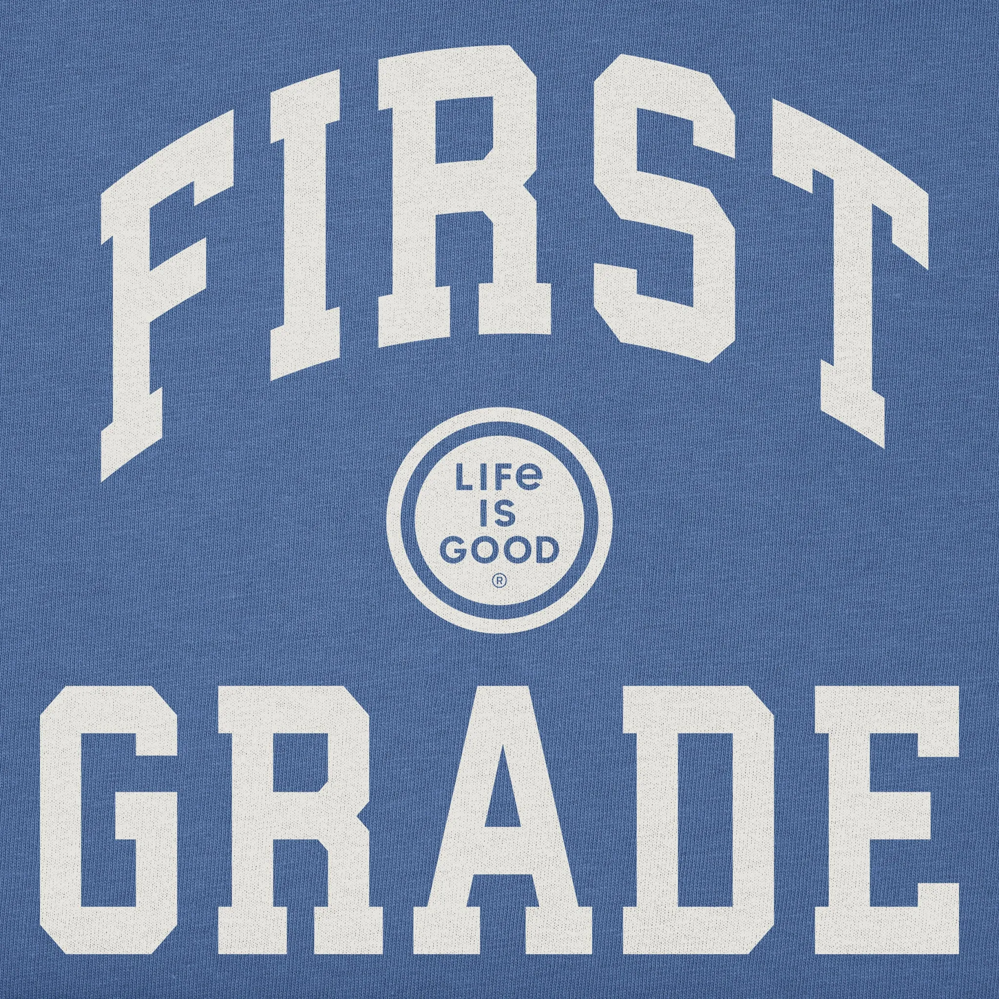 Kids First Grade Short Sleeve Crusher Tee Life is Good