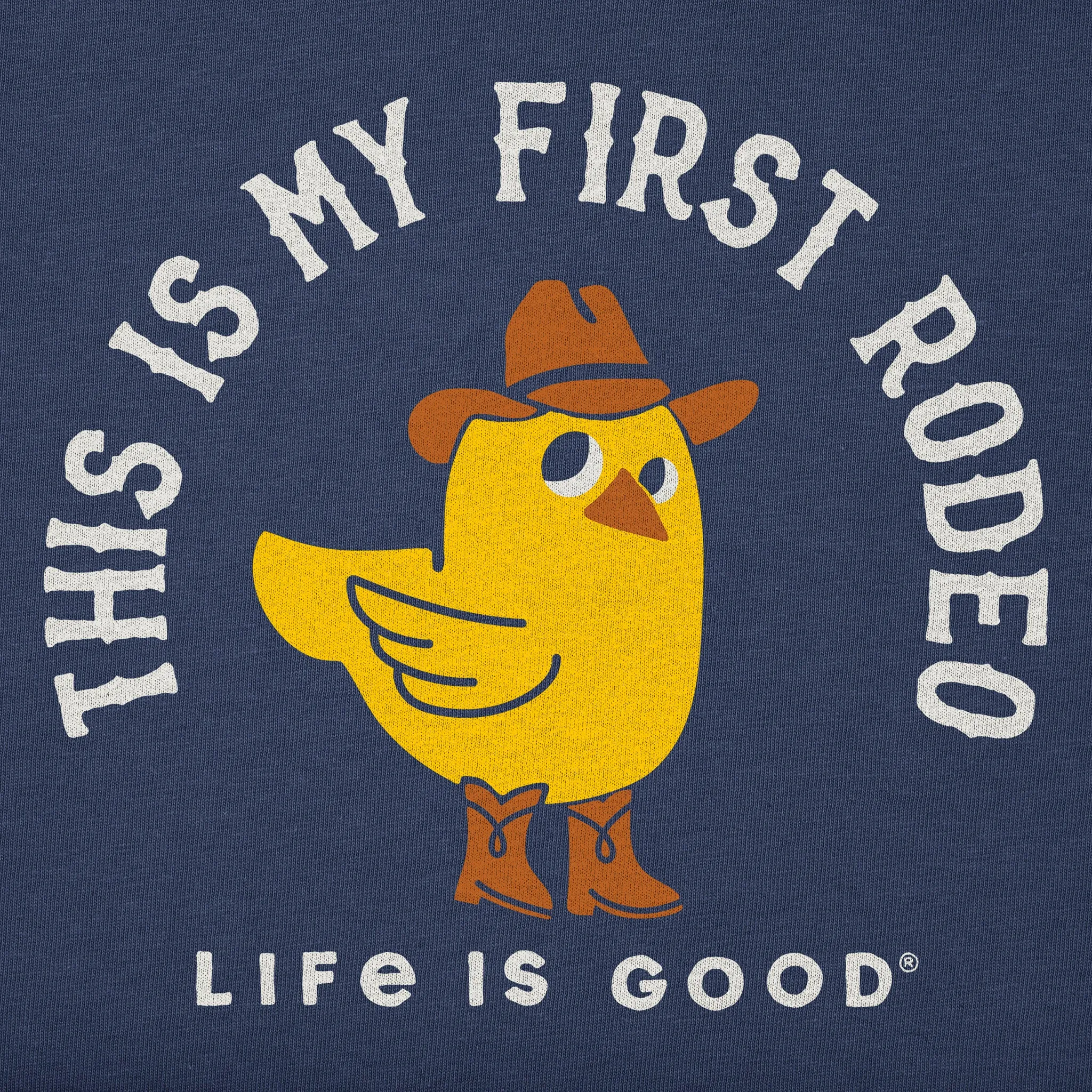 Kids First Rodeo Chick Short Sleeve Crusher Tee Life is Good