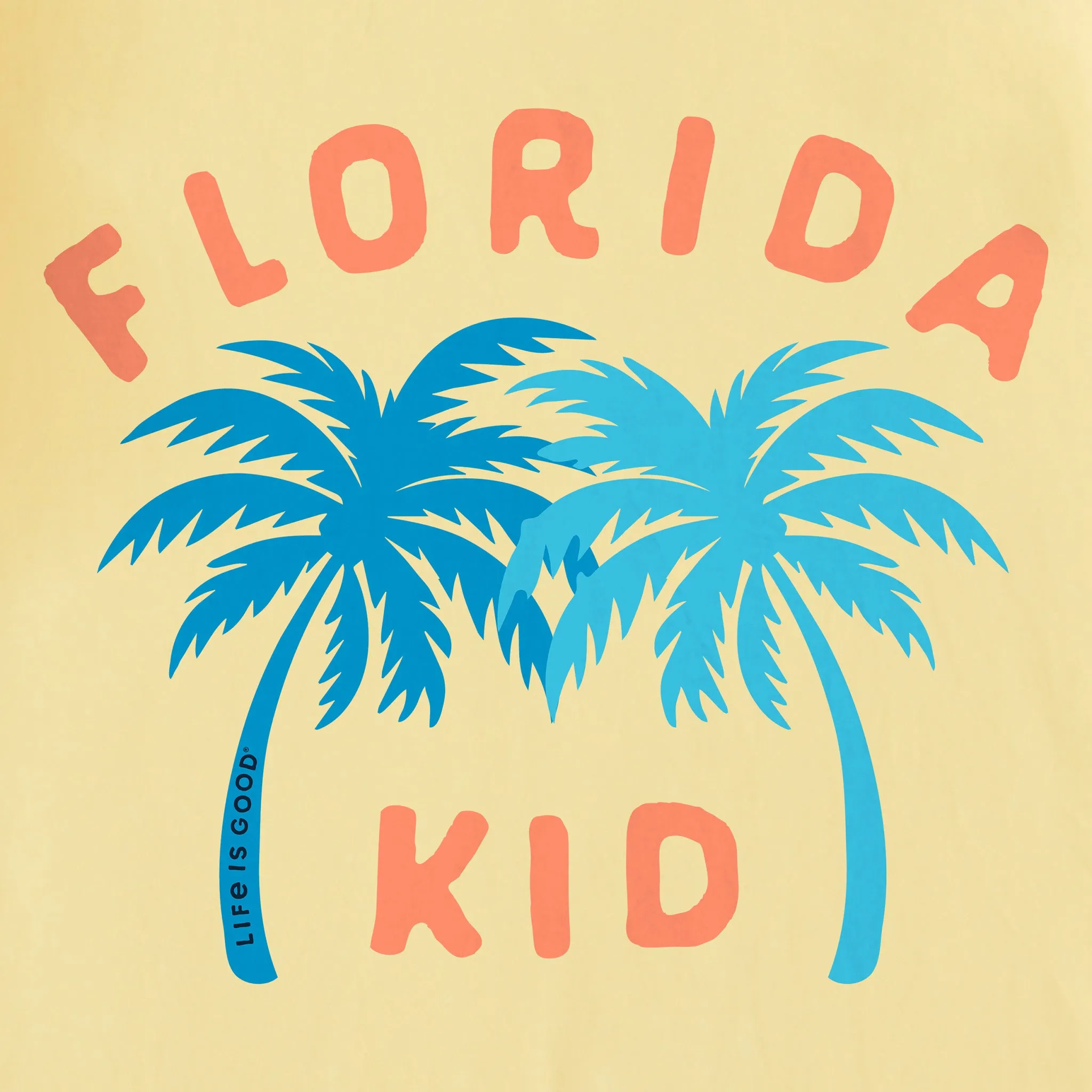 Kids Florida Kid Short Sleeve Crusher Tee Life is Good