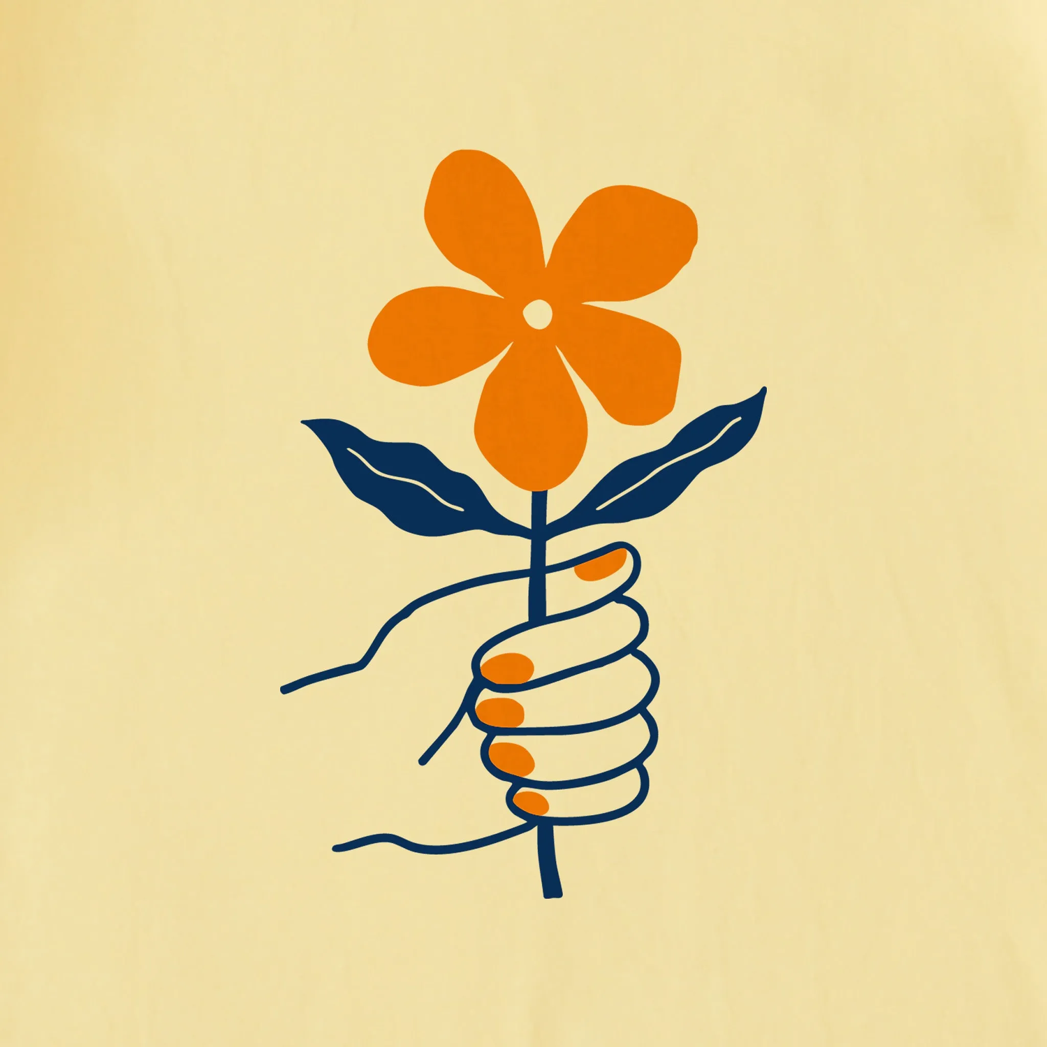 Kids Flower in Hand Short Sleeve Crusher Tee Life is Good