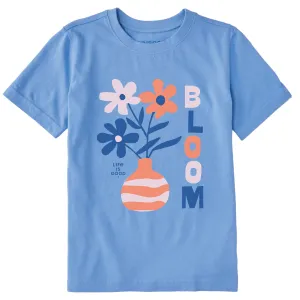 Kids Flowers in Bloom Short Sleeve Crusher Tee Life is Good