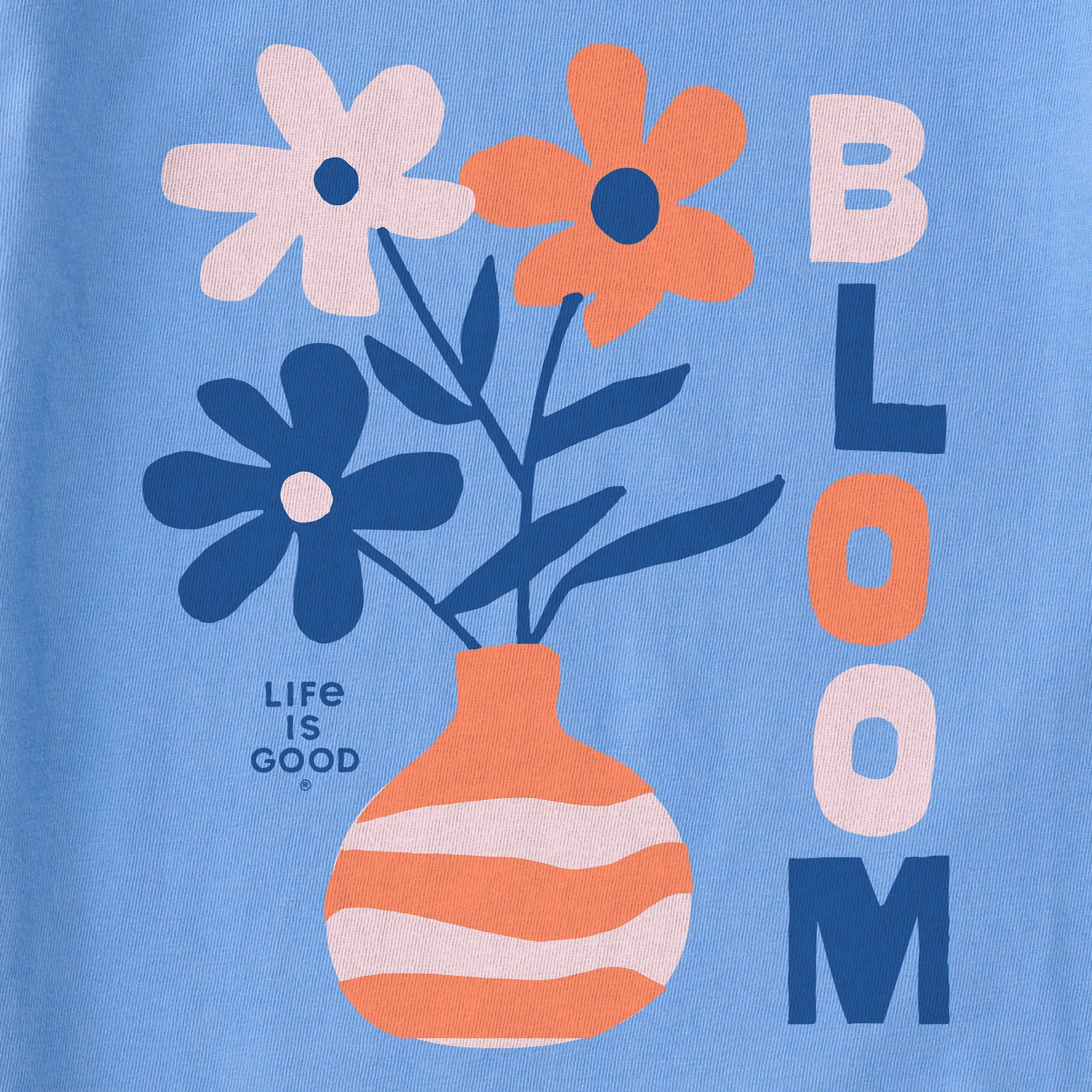 Kids Flowers in Bloom Short Sleeve Crusher Tee Life is Good