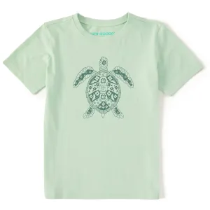 Kids Flurtle Short Sleeve Crusher Tee Life is Good