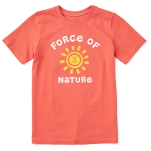 Kids Force of Nature Short Sleeve Crusher Tee Life is Good