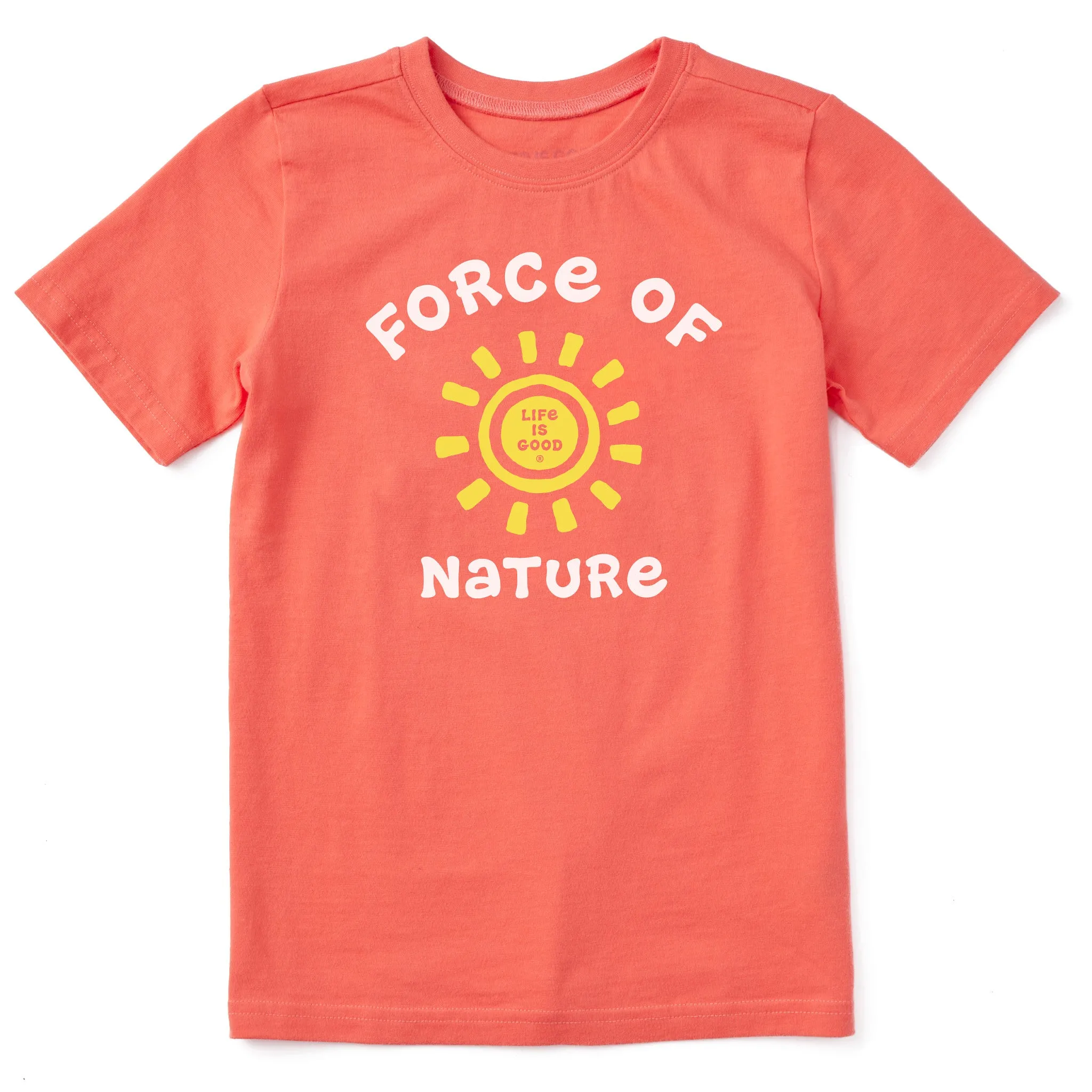 Kids Force of Nature Short Sleeve Crusher Tee Life is Good