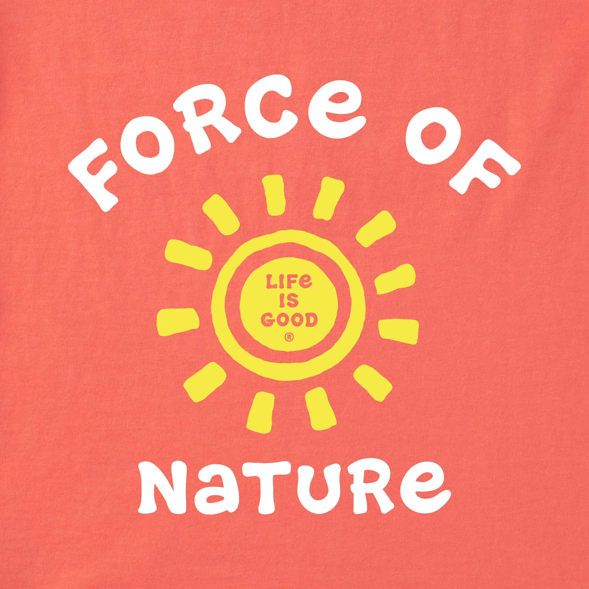 Kids Force of Nature Short Sleeve Crusher Tee Life is Good