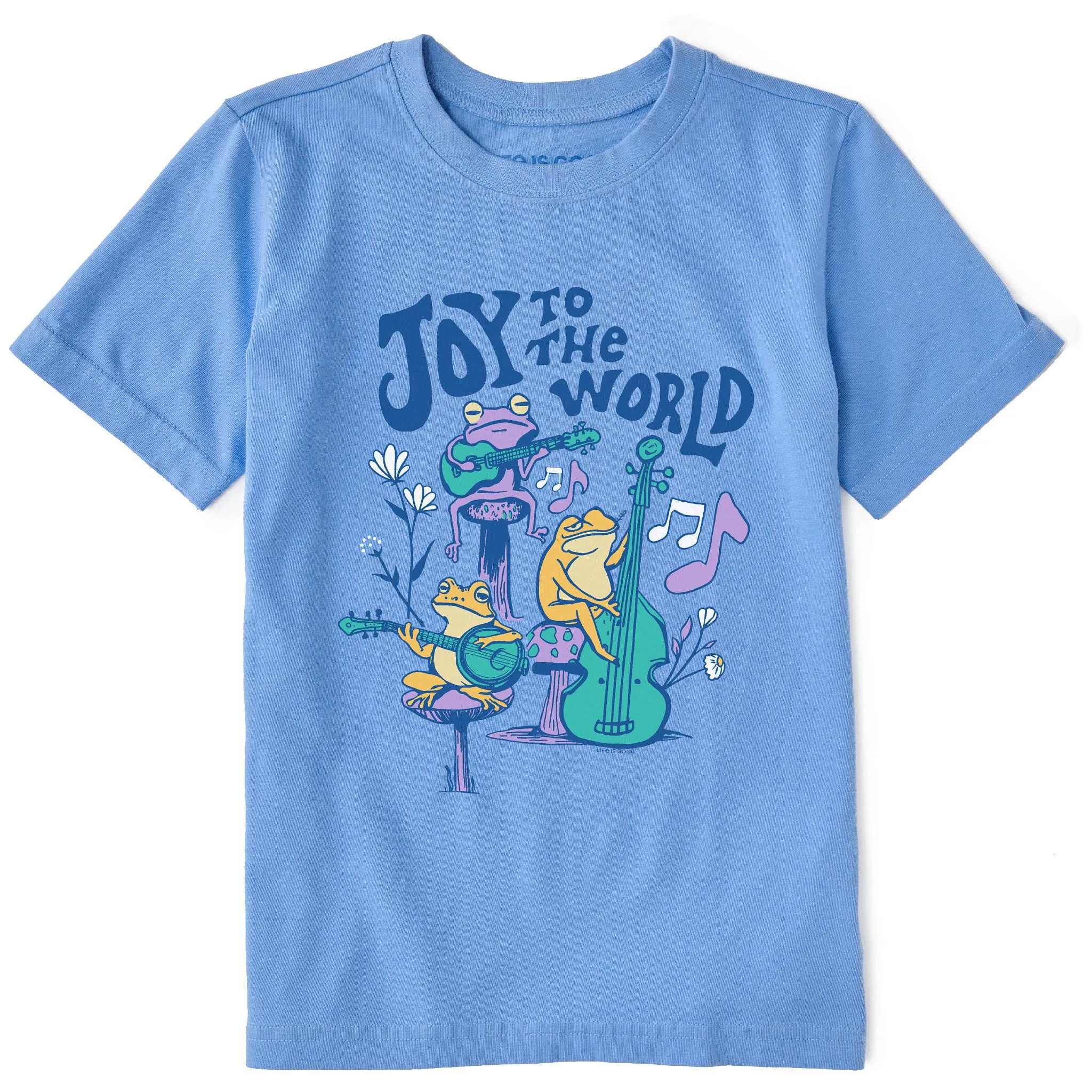 Kids Forest Frogs Short Sleeve Crusher Tee Life is Good
