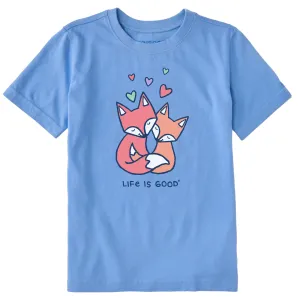 Kids Fox Love Short Sleeve Crusher Tee Life is Good