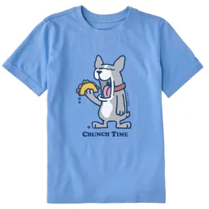 Kids Frenchy Crunch Time Short Sleeve Crusher Tee Life is Good
