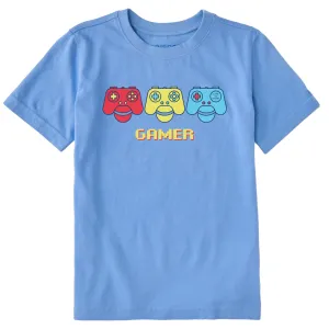 Kids Gamer Power Short Sleeve Crusher Tee Life is Good