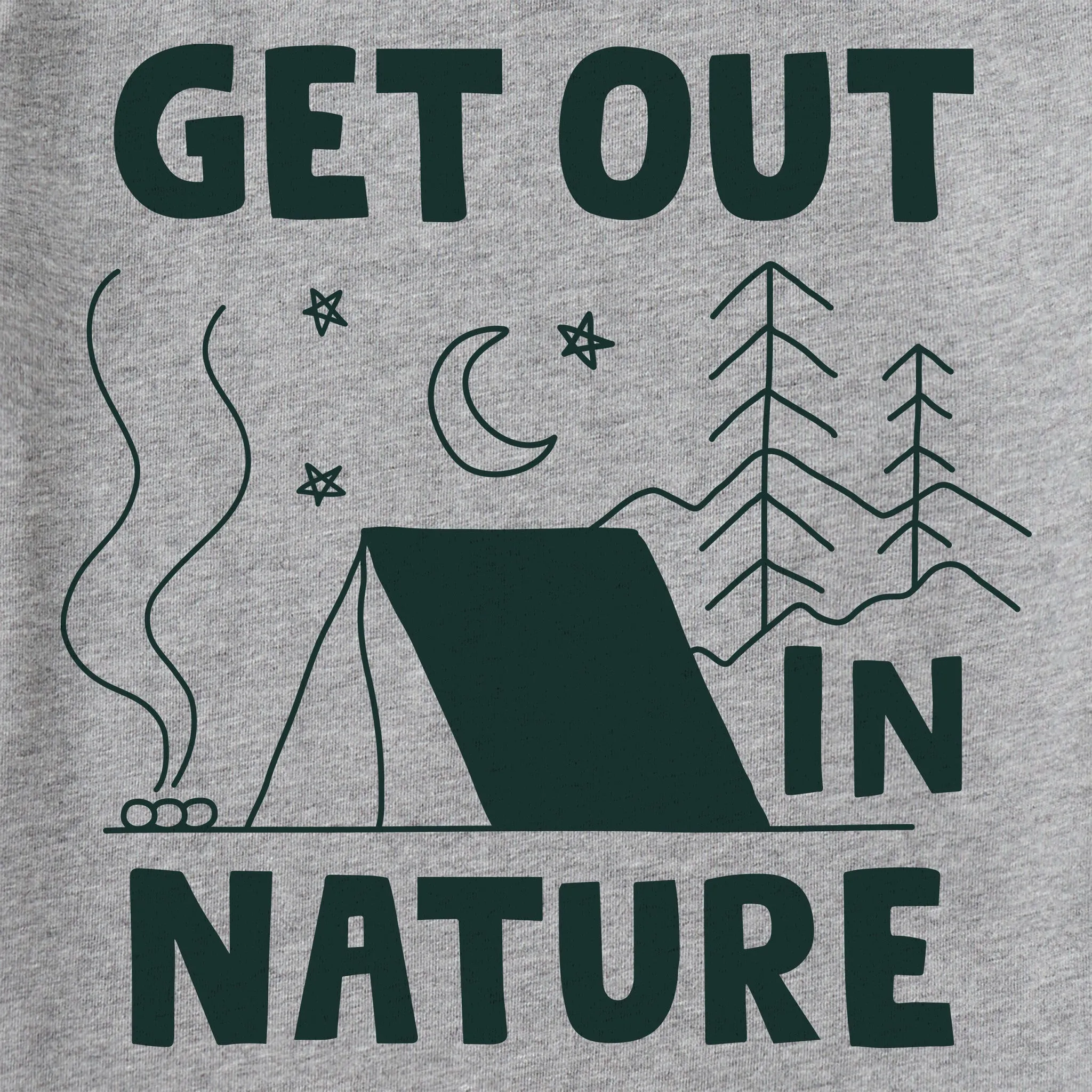 Kids Get Out in Nature Tent Short Sleeve Crusher Tee Life is Good