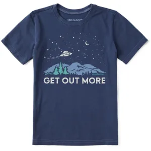Kids Get Out More UFO Short Sleeve Crusher Tee Life is Good
