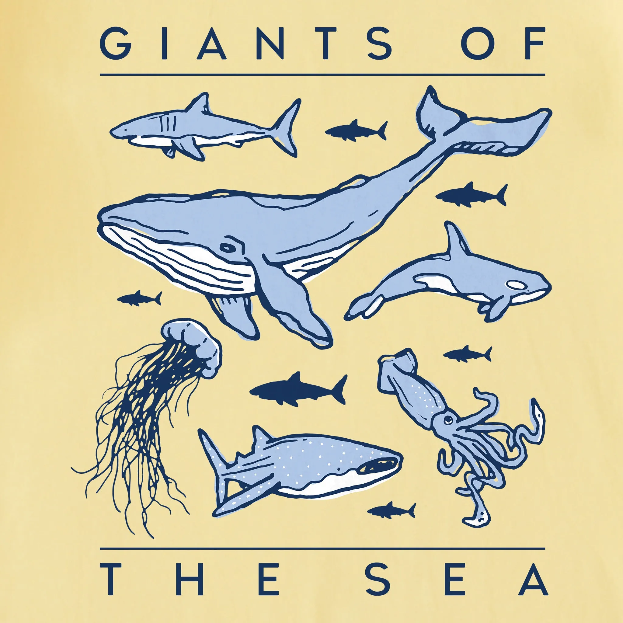 Kids Giants of the Sea Short Sleeve Crusher Tee Life is Good