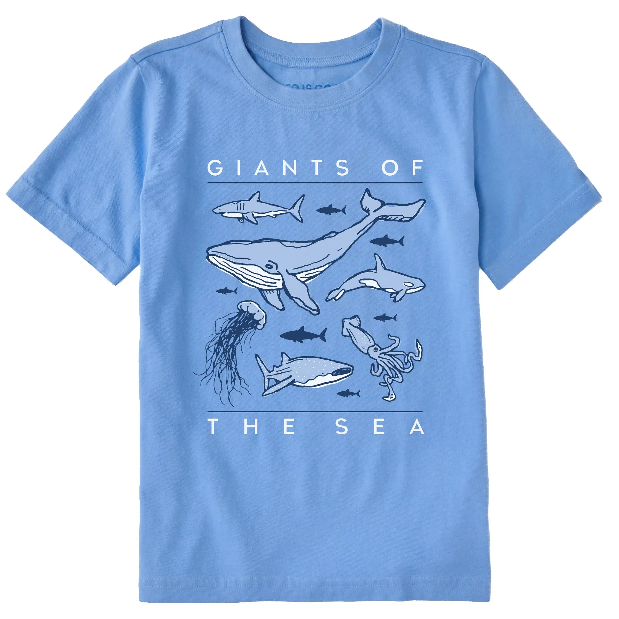 Kids Giants of the Sea Short Sleeve Crusher Tee Life is Good