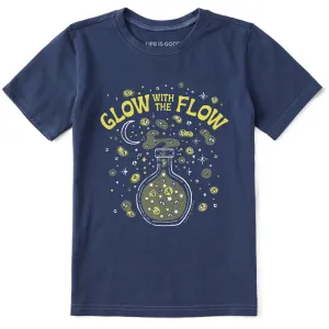 Kids Glow with the Flow Short Sleeve Crusher Tee Life is Good