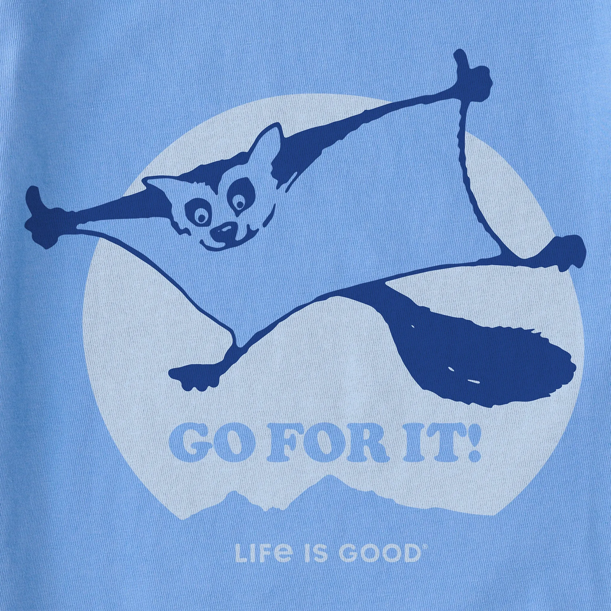 Kids Go For It Flying Squirrel Short Sleeve Crusher Tee Life is Good