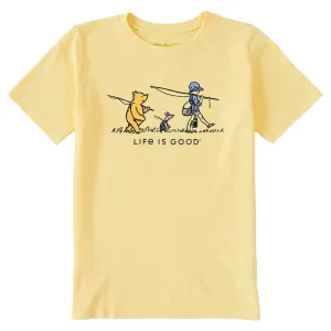 Kids Gone Fishin' Winnie Short Sleeve Crusher Tee Life is Good