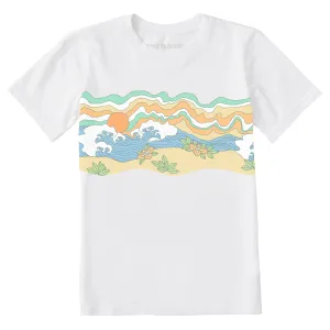 Kids Gone To The Beach Short Sleeve Crusher Tee Life is Good