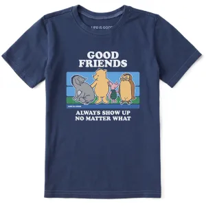 Kids Good Friends Winnie Short Sleeve Crusher Tee Life is Good