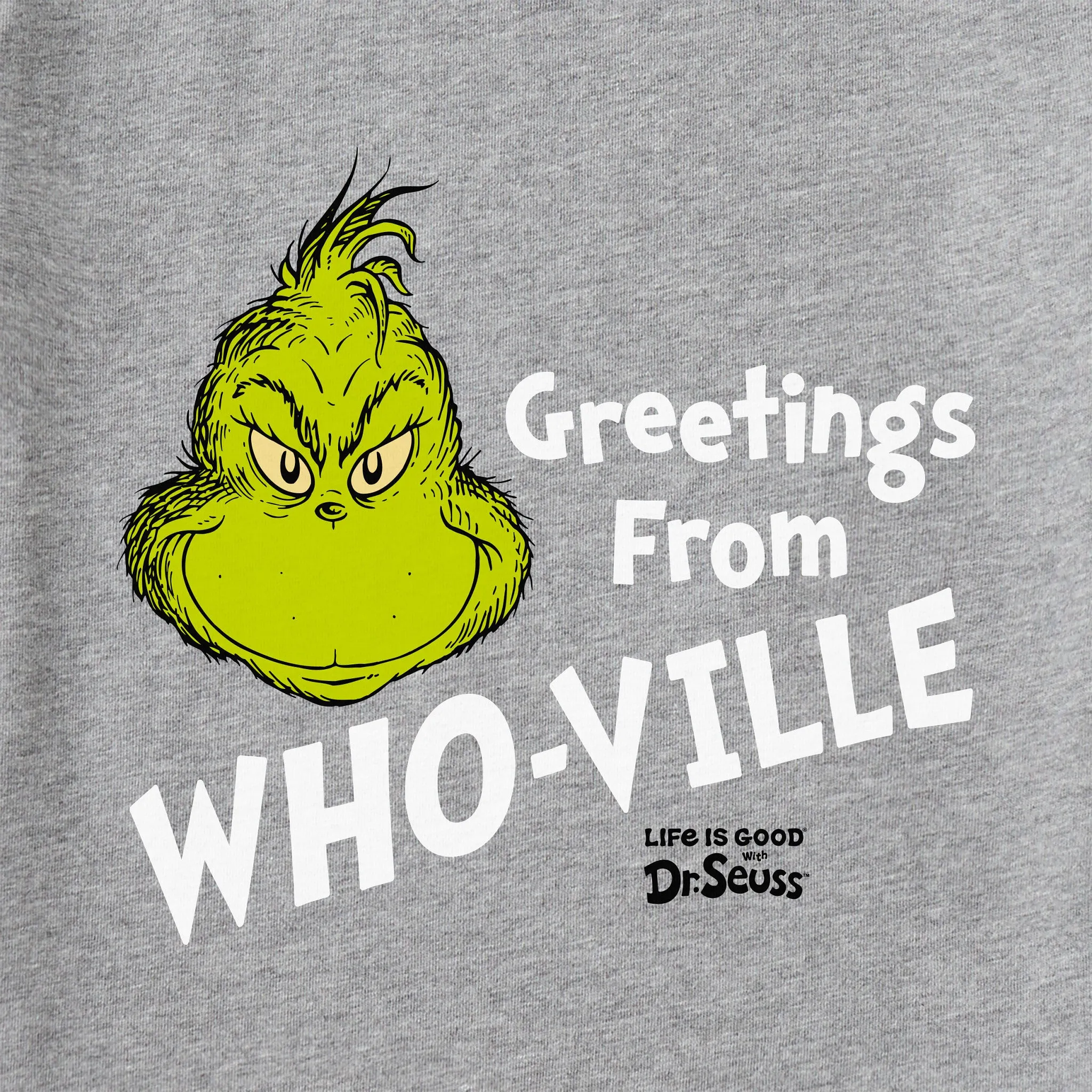 Kids Greetings from Who-Ville Grinch Short Sleeve Crusher Tee Life is Good
