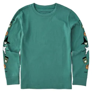 Kids Halloween Long Sleeve Crusher Tee Life is Good