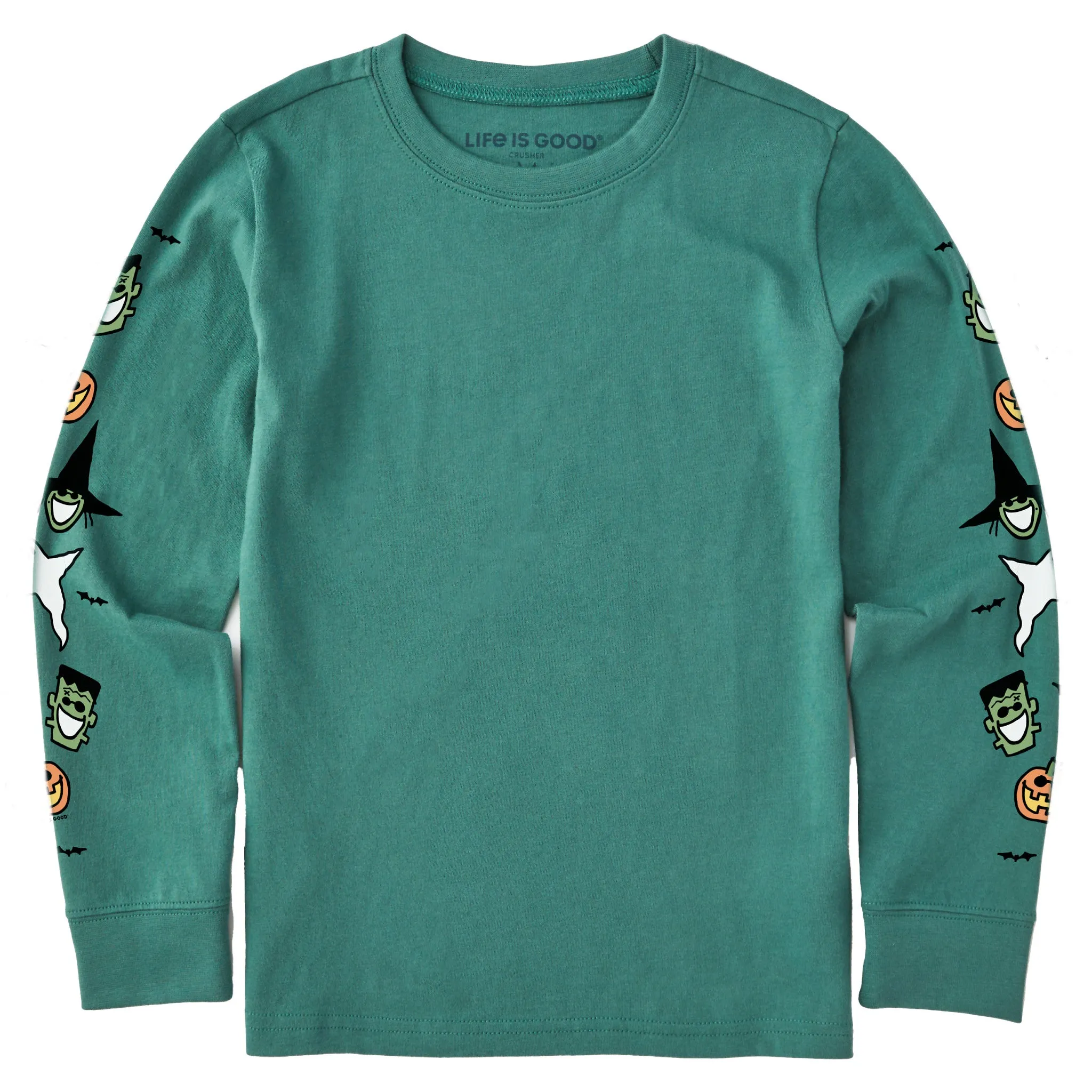 Kids Halloween Long Sleeve Crusher Tee Life is Good
