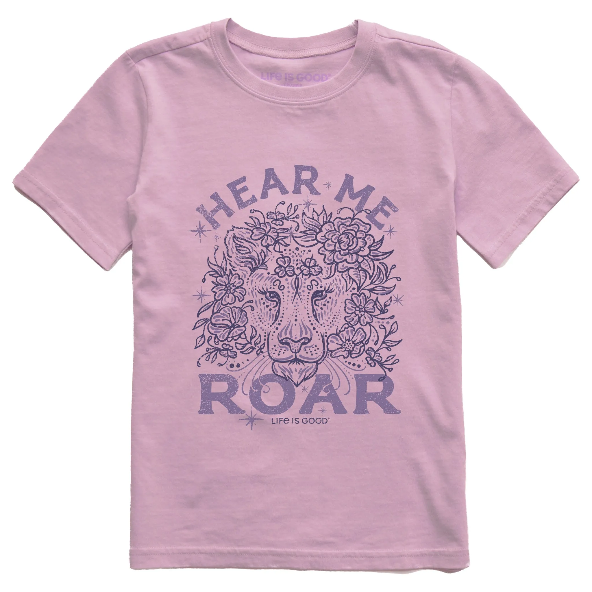 Kids Hear Me Roar Short Sleeve Crusher Tee Life is Good