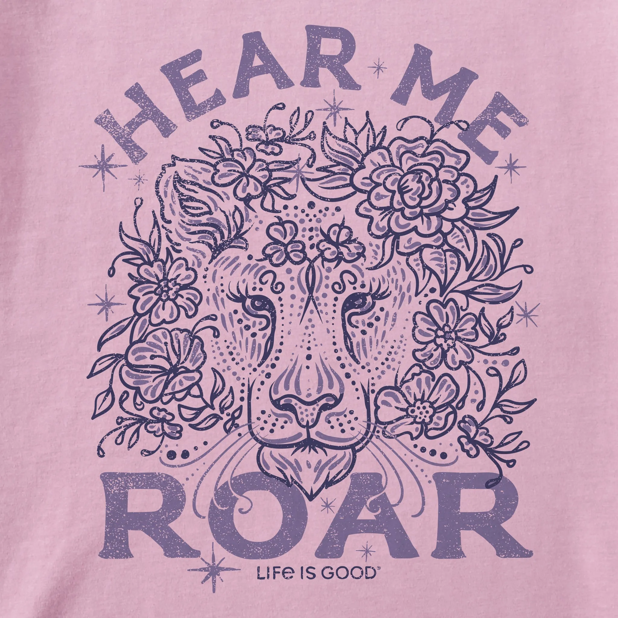 Kids Hear Me Roar Short Sleeve Crusher Tee Life is Good