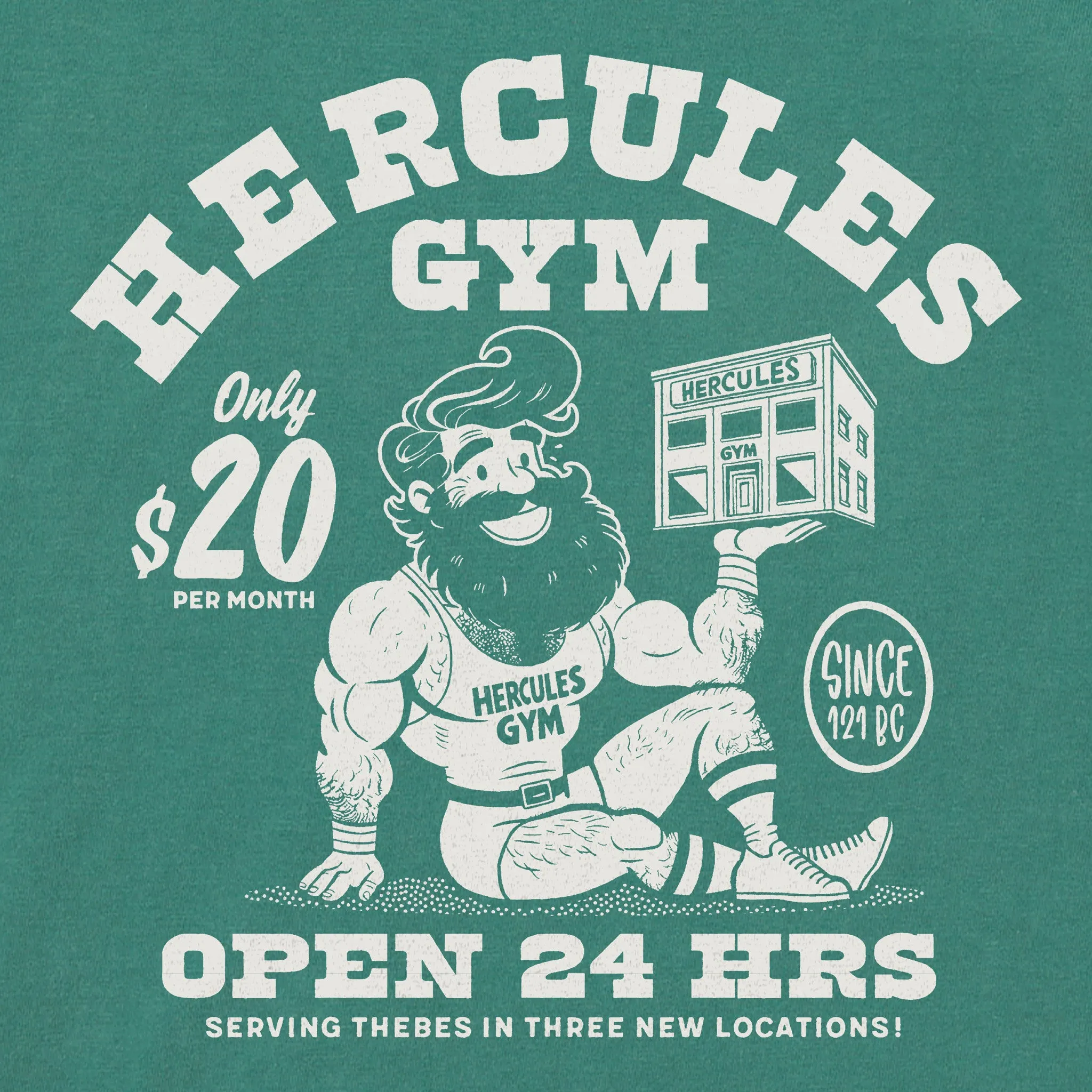 Kids Hercules Gym Long Sleeve Crusher Tee Life is Good