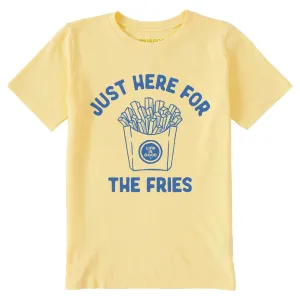 Kids Here for the Fries Short Sleeve Crusher Tee Life is Good