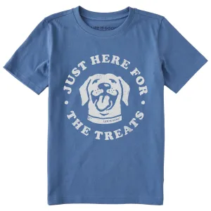 Kids Here for the Treats Short Sleeve Crusher Tee Life is Good