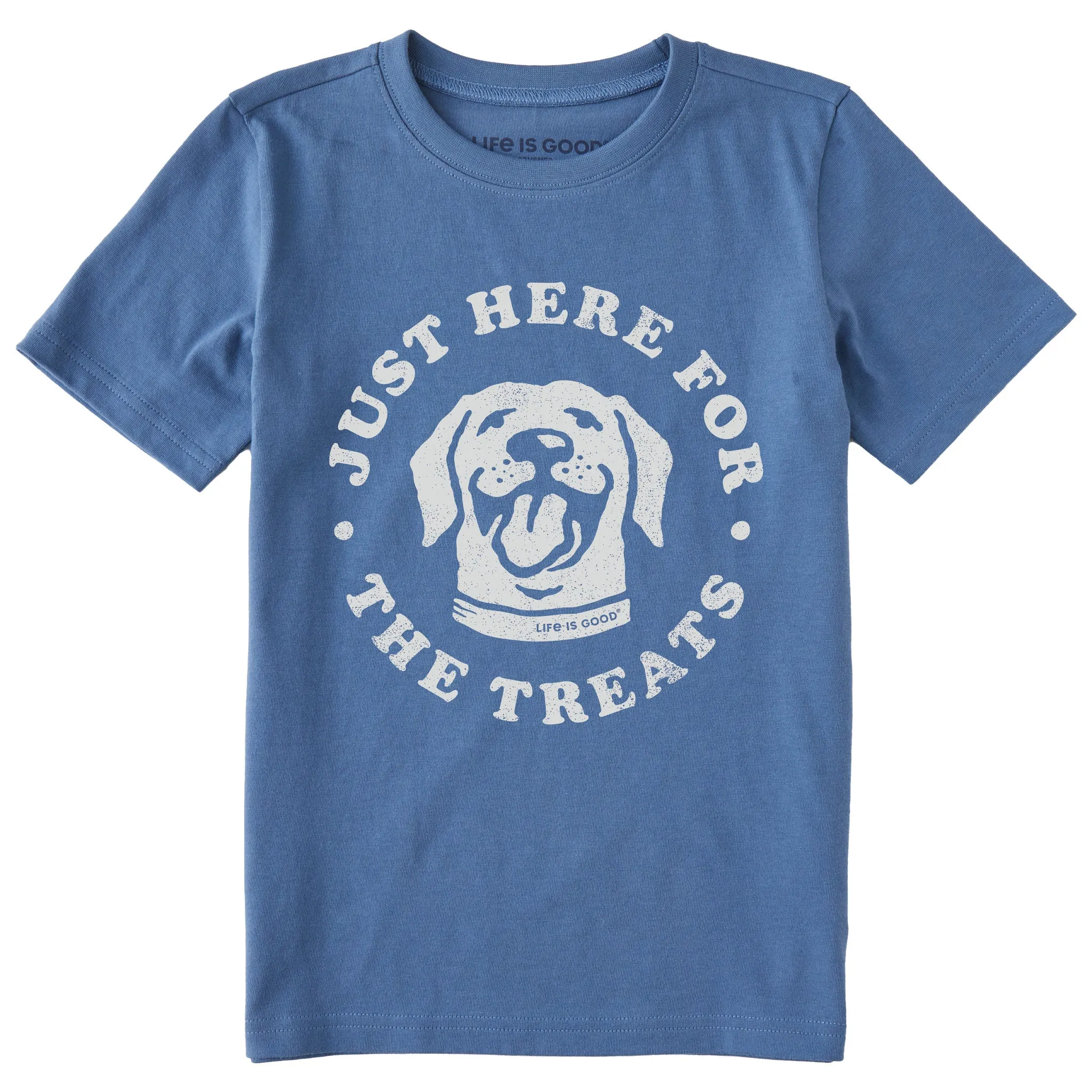 Kids Here for the Treats Short Sleeve Crusher Tee Life is Good
