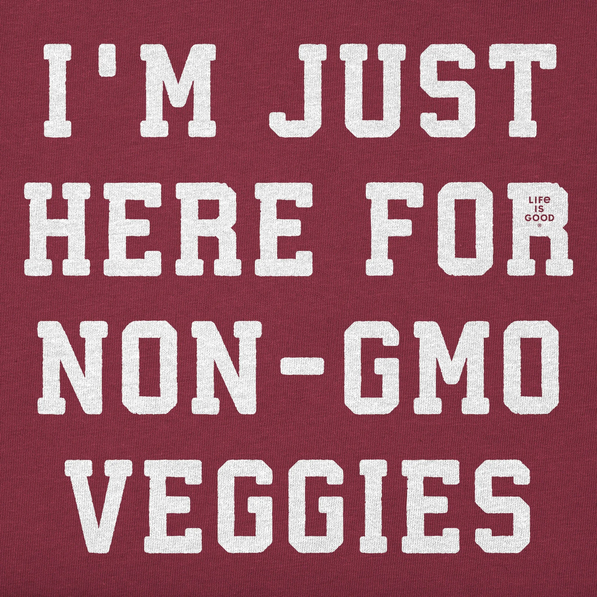 Kids Here for the Veggies Short Sleeve Crusher Tee Life is Good