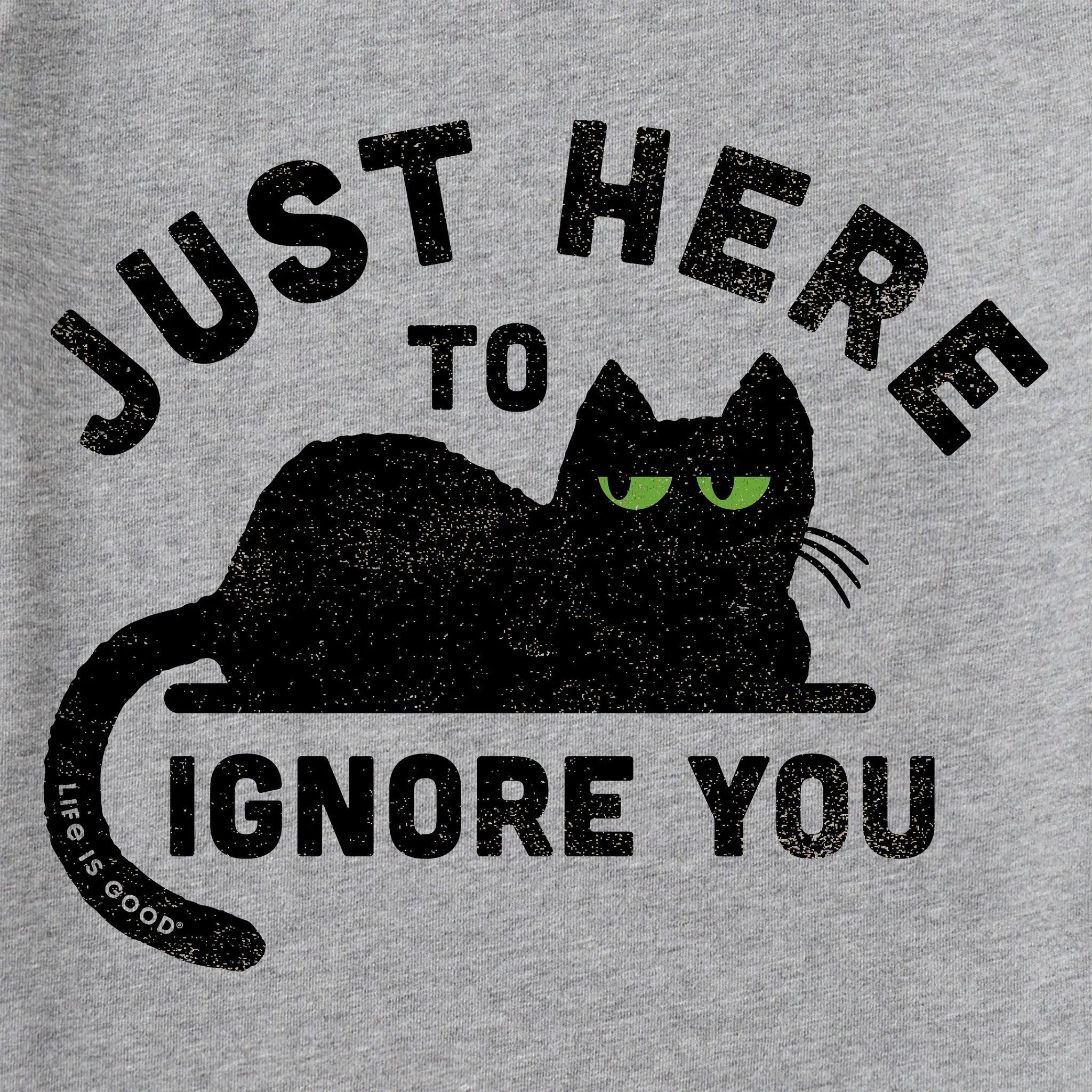 Kids Here to Ignore You Short Sleeve Crusher Tee Life is Good