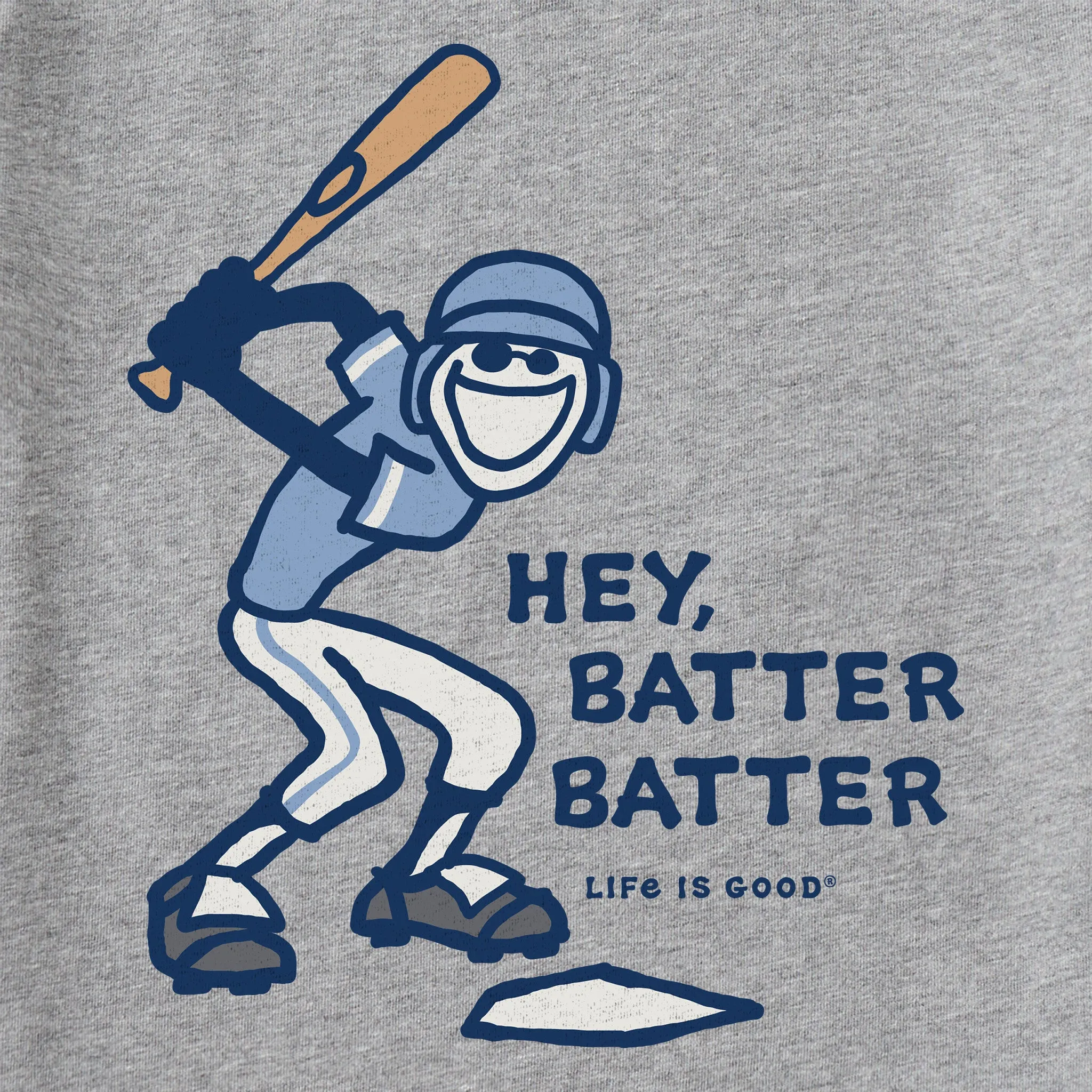 Kids Hey Batter Batter Short Sleeve Crusher Tee Life is Good