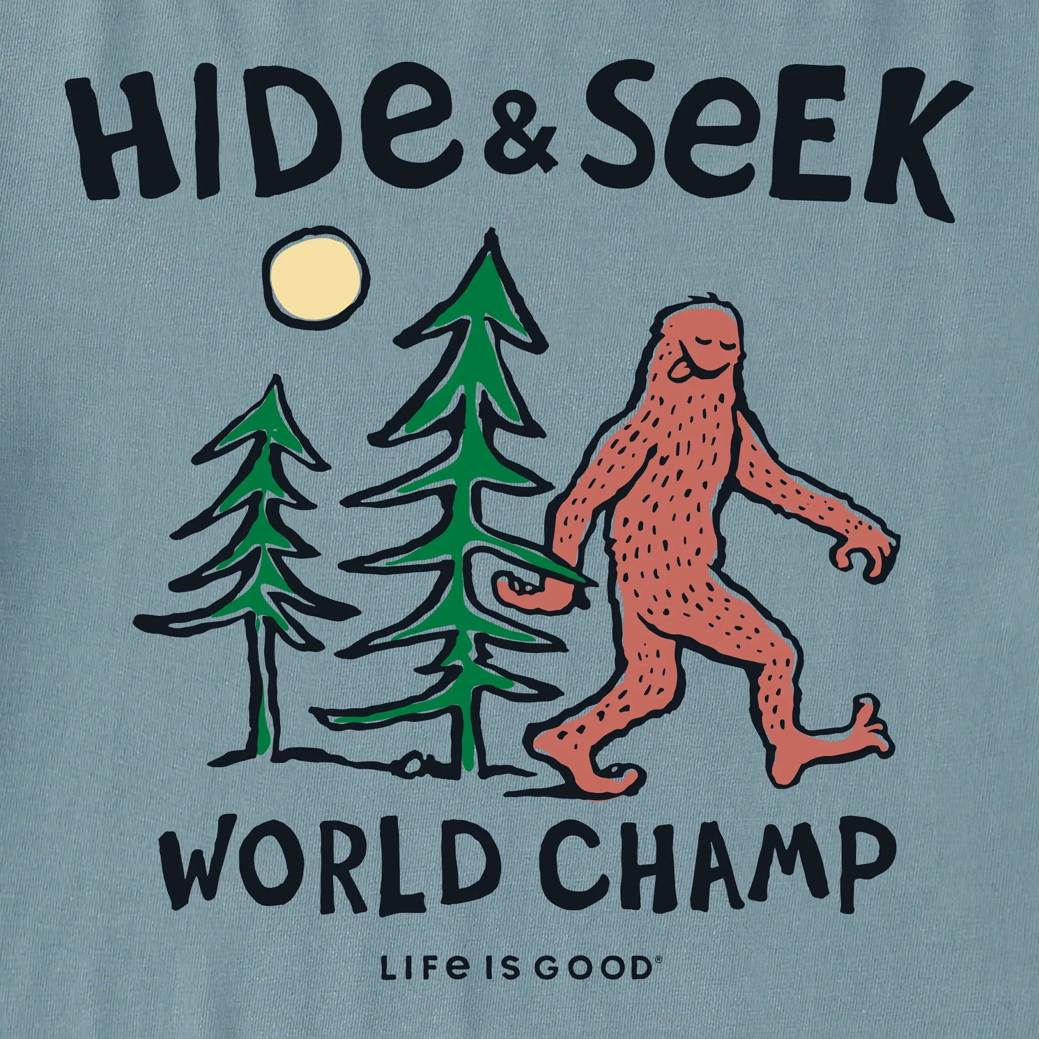 Kids Hide & Seek Champ Short Sleeve Crusher Tee Life is Good
