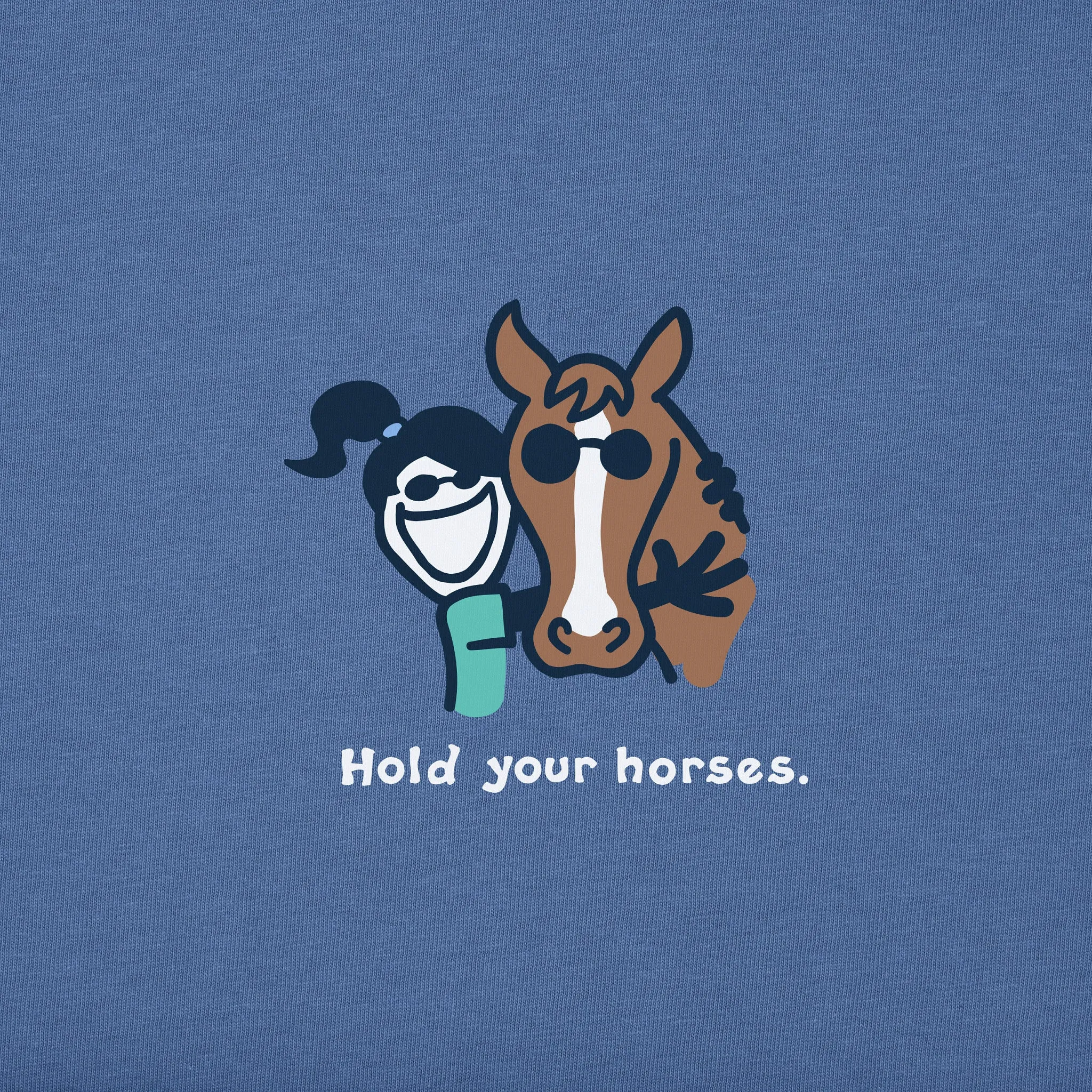 Kids Hold Your Horses Short Sleeve Crusher Tee Life is Good