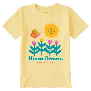 Kids Home Grown Garden Short Sleeve Crusher Tee Life is Good