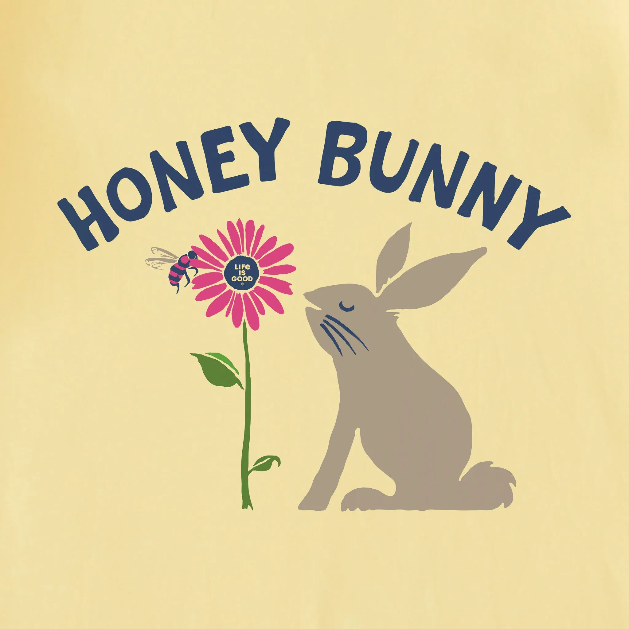 Kids Honey Bunny Short Sleeve Crusher Tee Life is Good