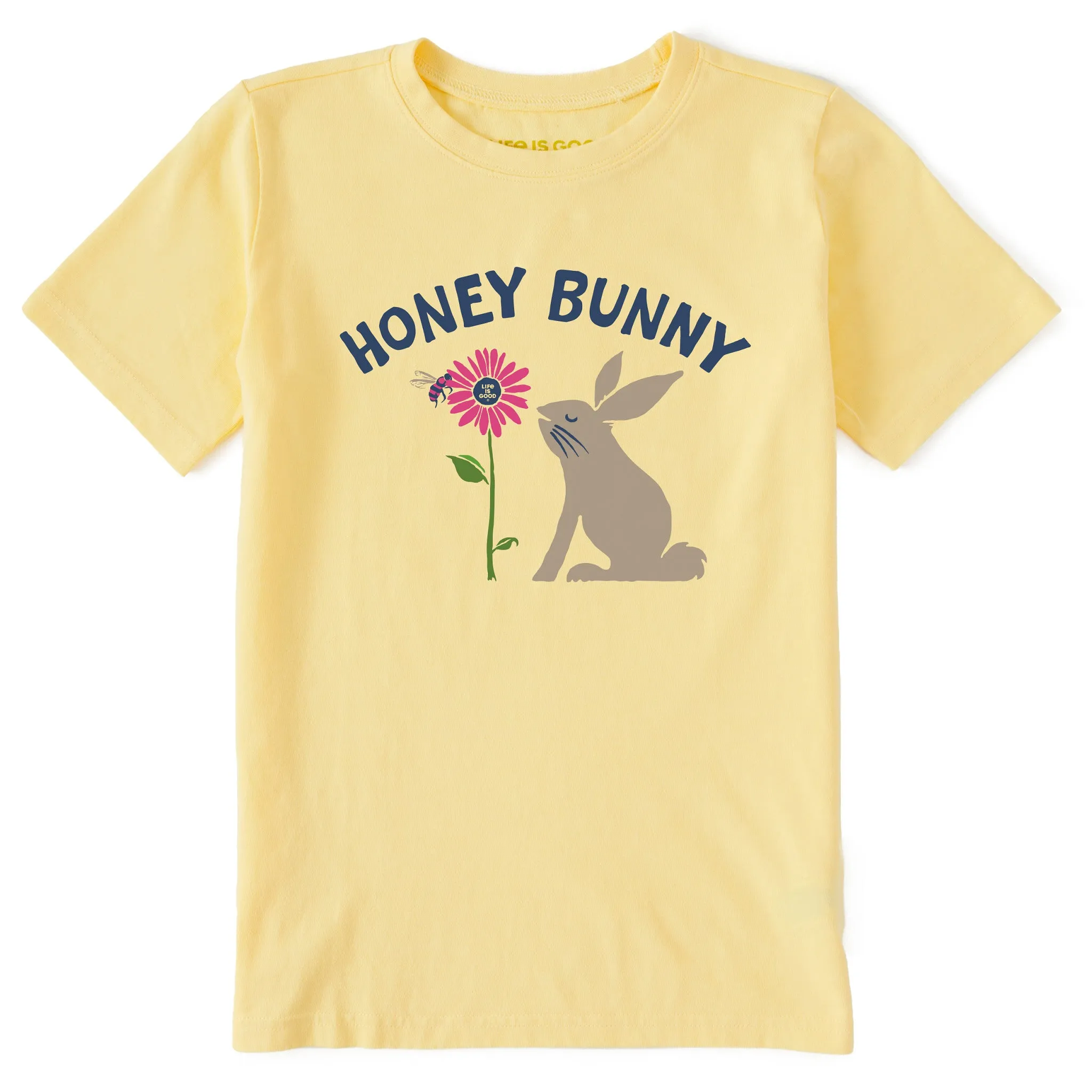 Kids Honey Bunny Short Sleeve Crusher Tee Life is Good