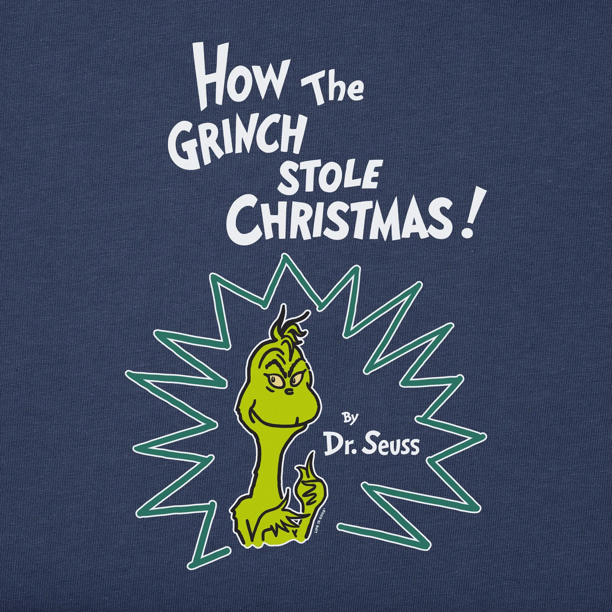 Kids How the Grinch Stole Christmas! Long Sleeve Crusher Tee Life is Good