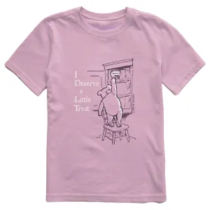 Kids I Deserve a Little Treat Winnie Short Sleeve Crusher Tee Life is Good