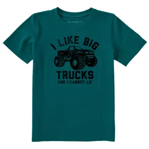 Kids I Like Big Trucks Lift Short Sleeve Crusher Tee Life is Good