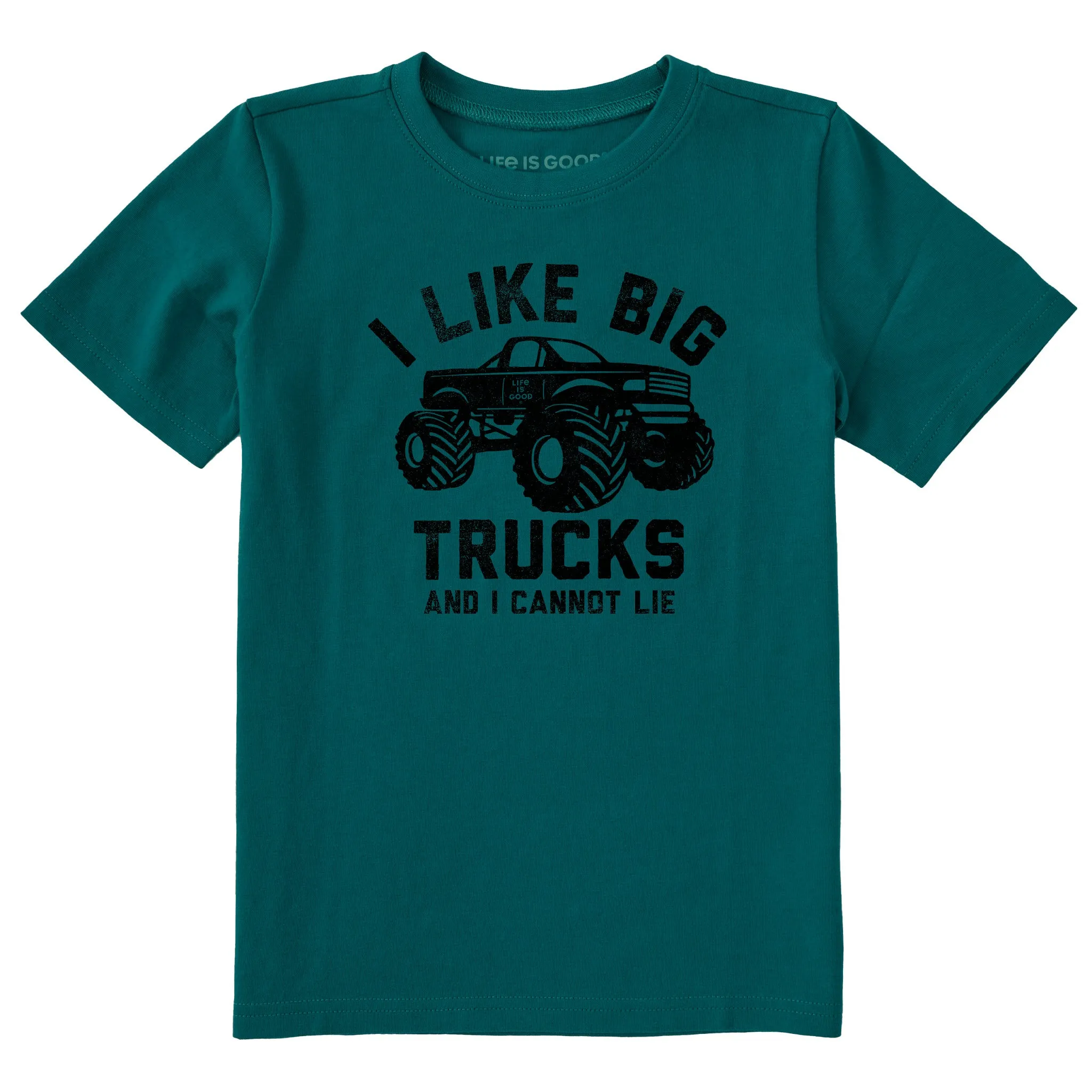 Kids I Like Big Trucks Lift Short Sleeve Crusher Tee Life is Good