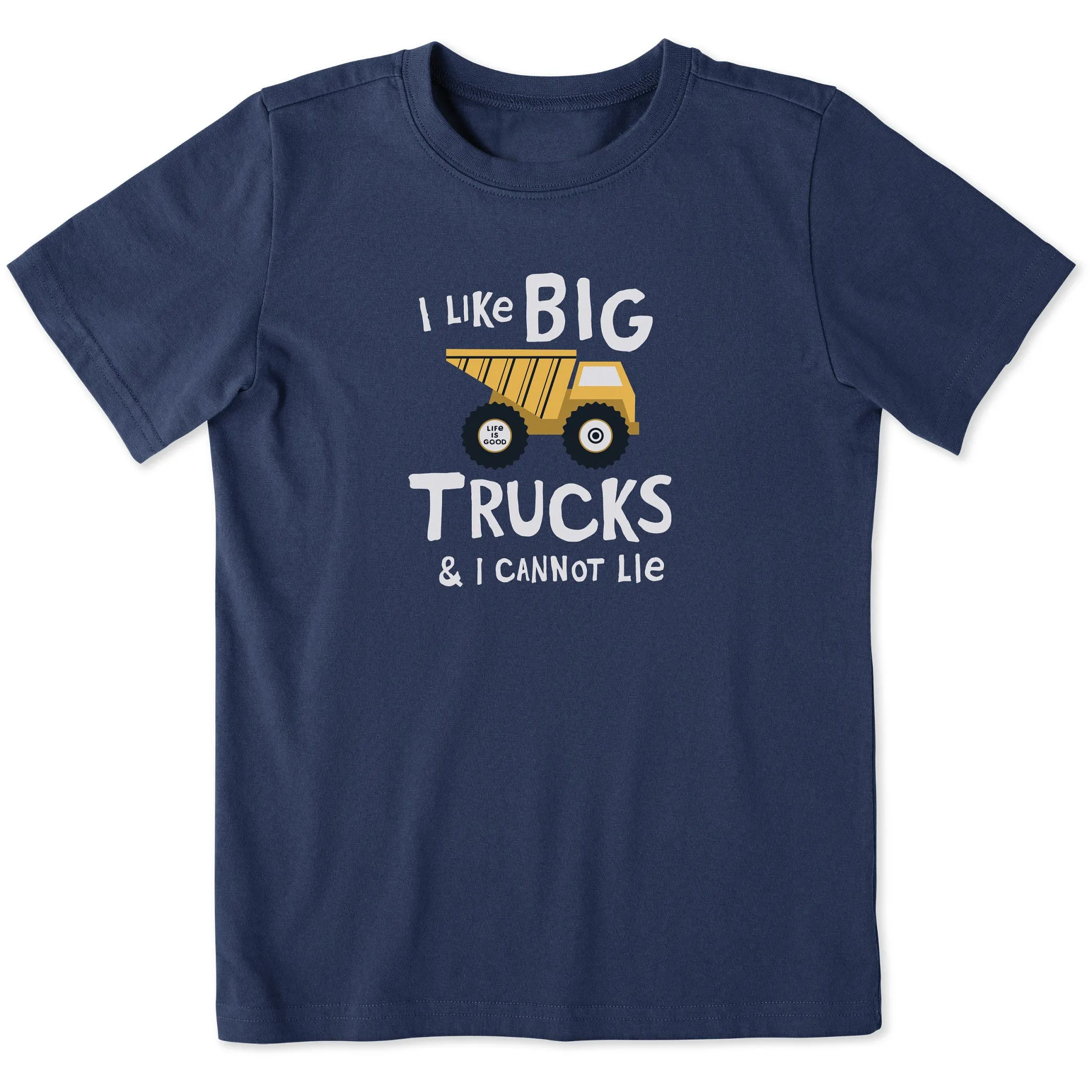 Kids I Like Big Trucks Short Sleeve Crusher Tee Life is Good