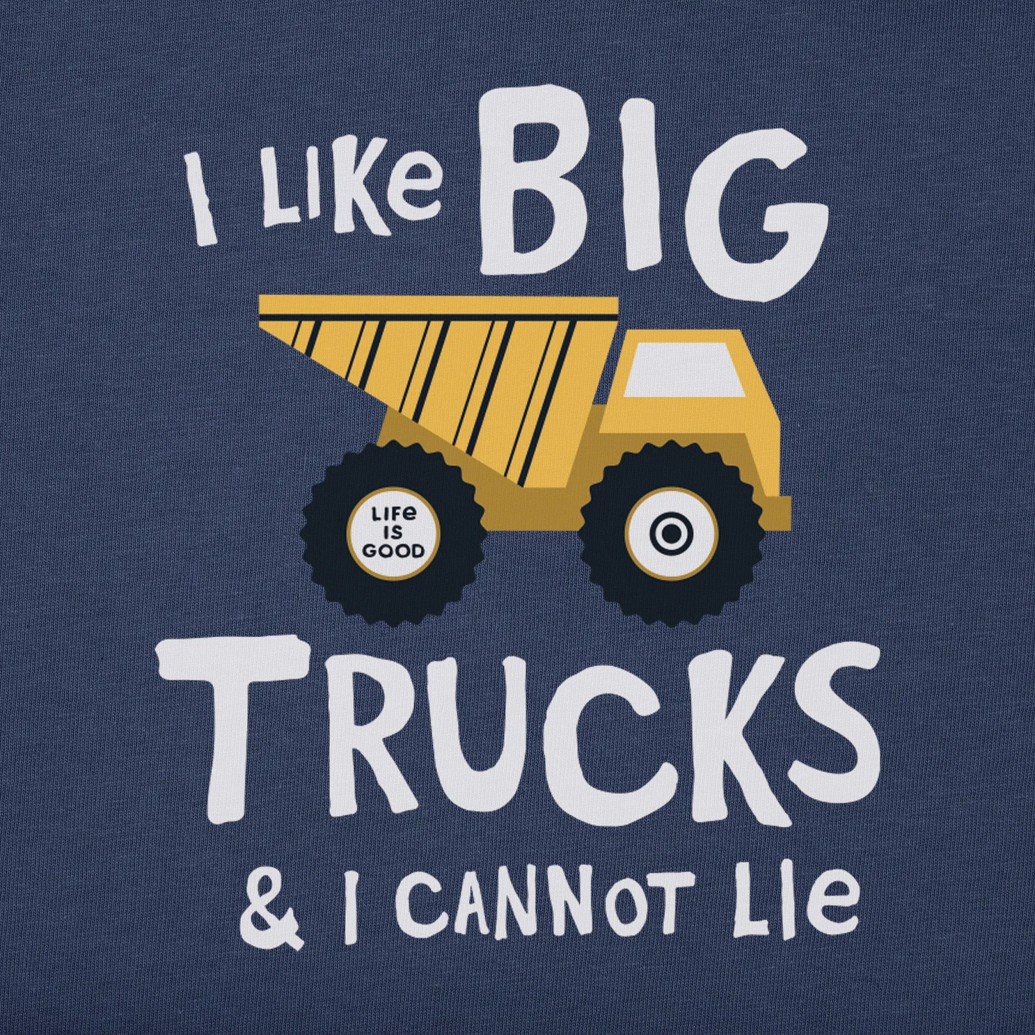 Kids I Like Big Trucks Short Sleeve Crusher Tee Life is Good