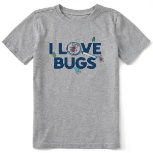 Kids I Love Bugs Short Sleeve Crusher Tee Life is Good