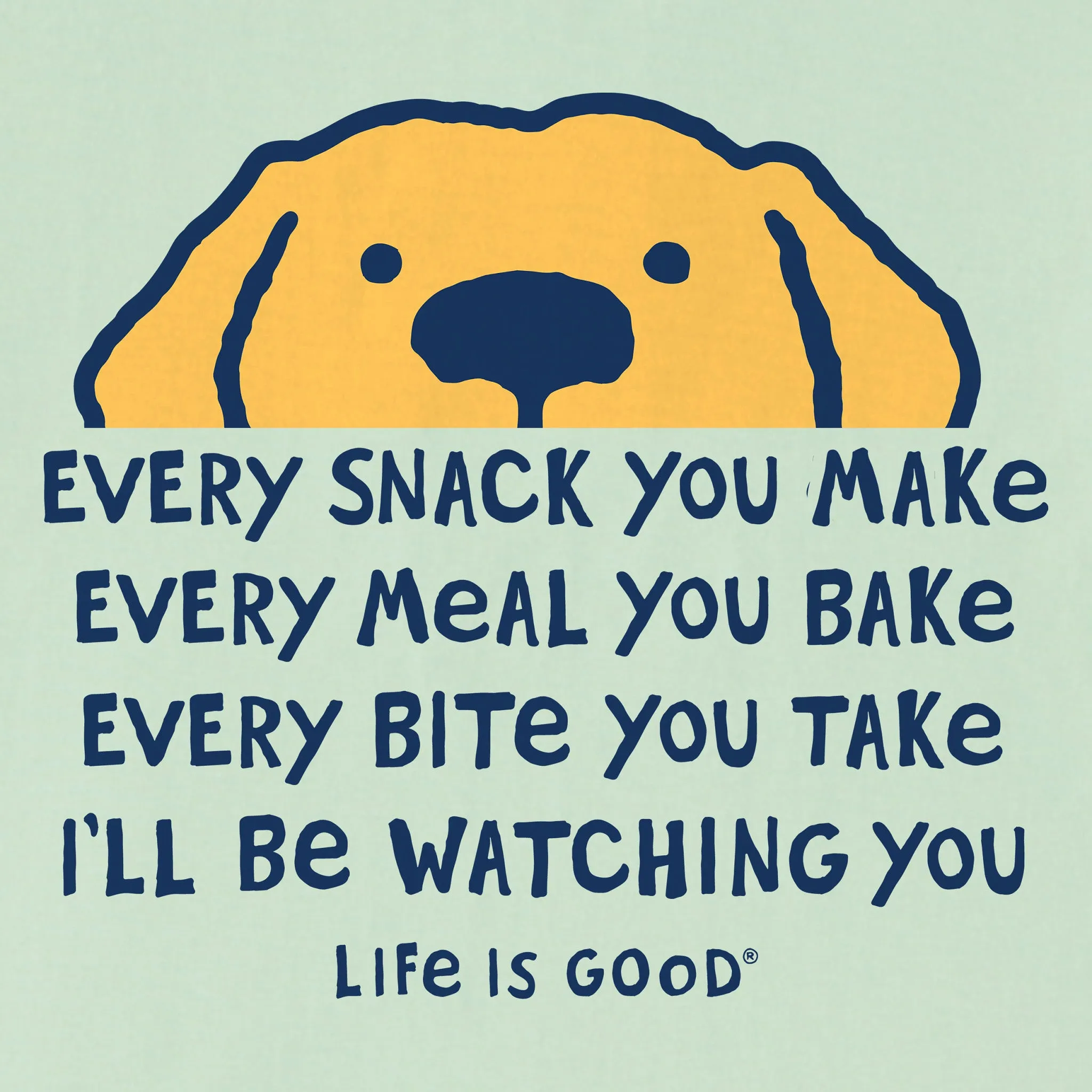 Kids I'll Be Watching You Long Sleeve Crusher Tee Life is Good